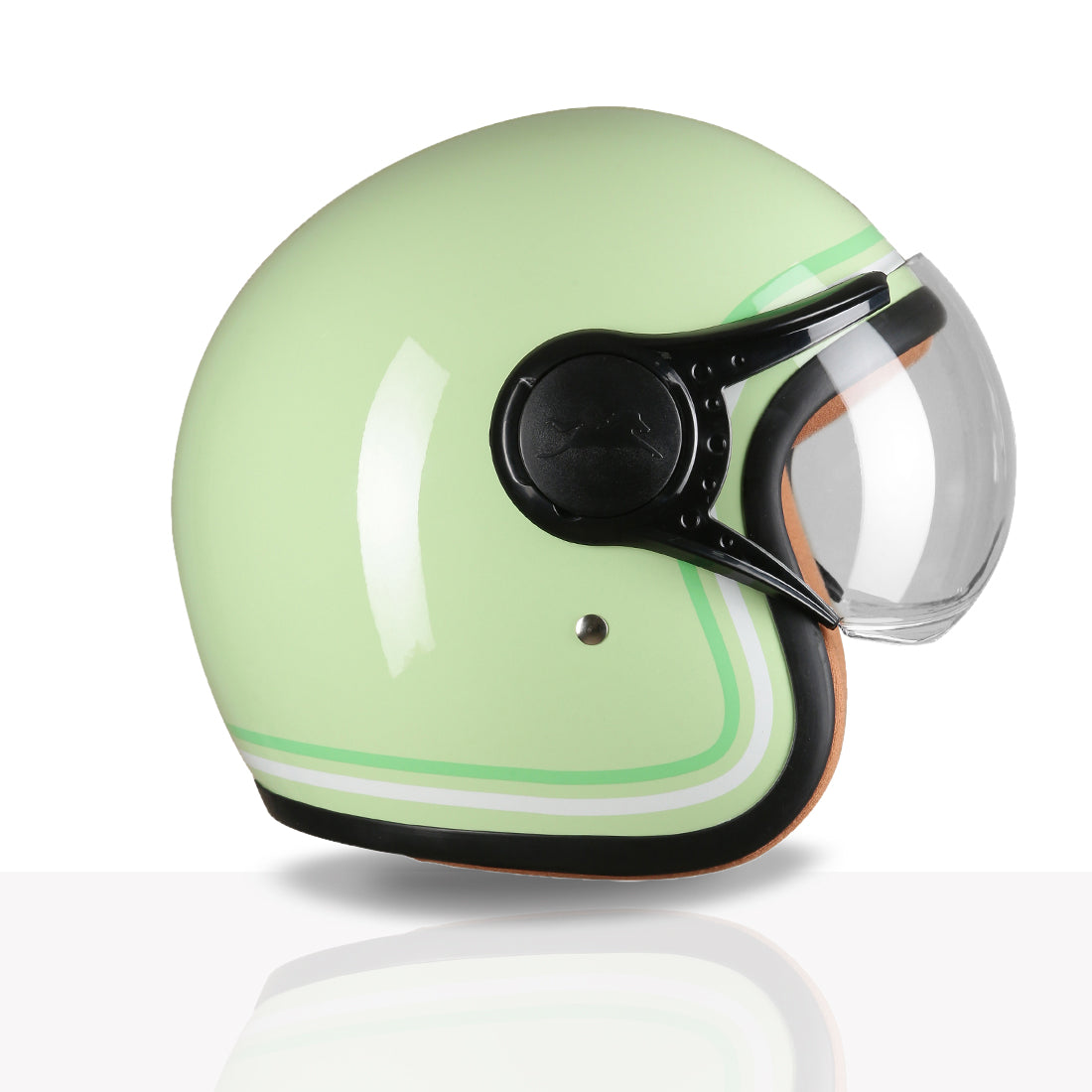 TVS MissFit Helmet for Women | Lightweight Ladies Helmet for Scooty | Stylish Girls Helmet with Extreme Comfort Fit | Women Helmet with Clear Visor | DOT & ISI Certified Helmet for Woman